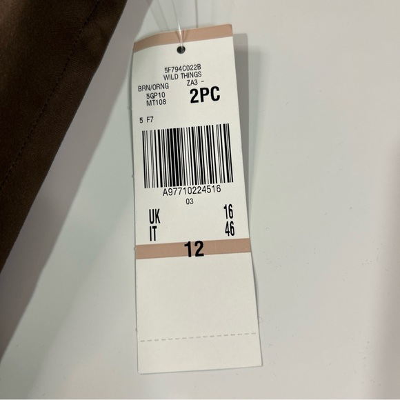 NWT Evan Picone Suit Women’s 12 Brown Floral 2 Piece Professional Business New - Picture 11 of 16